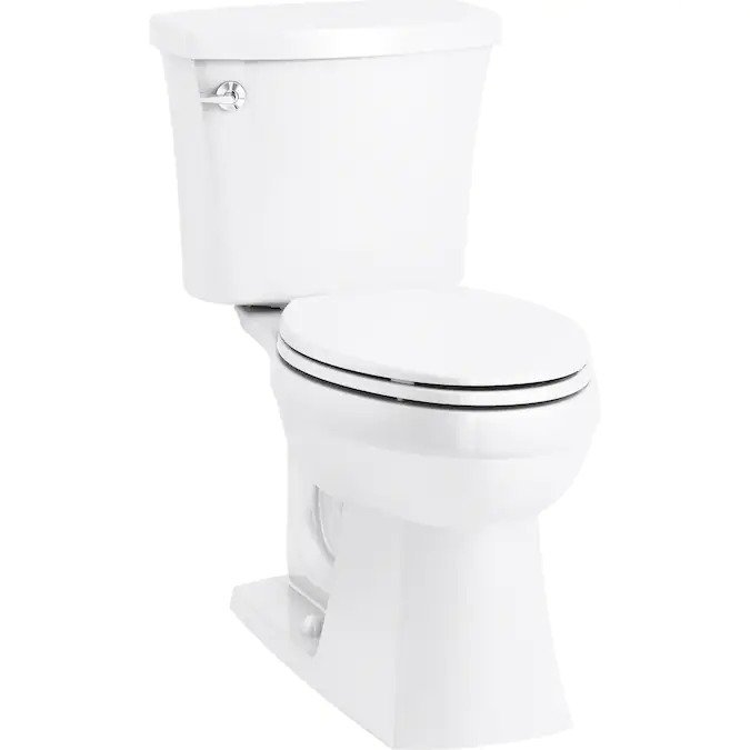 Kohler Elliston White Elongated Chair Height WaterSense Toilet House